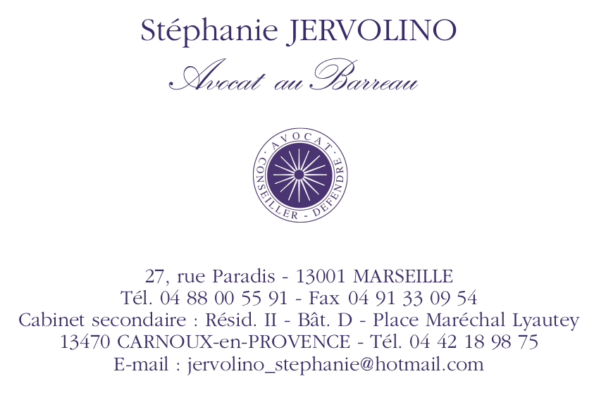 Maitre JERVOLINO Stéphanie