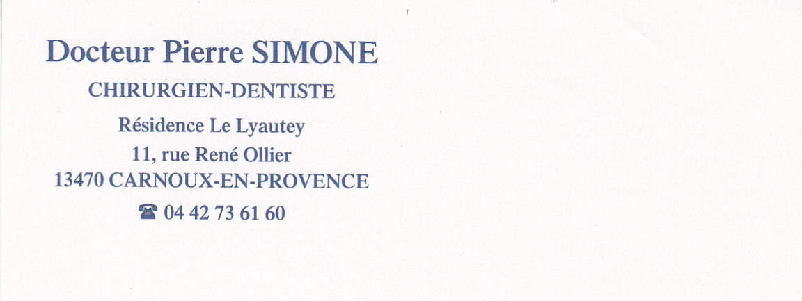 Dr SIMONE Pierre