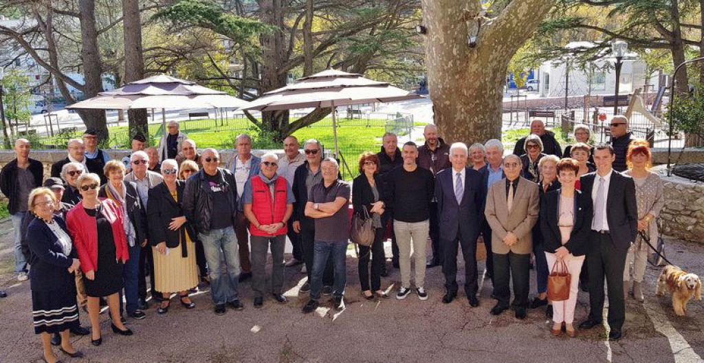 Pose plaque Tony Garnier - 12 octobre 2019